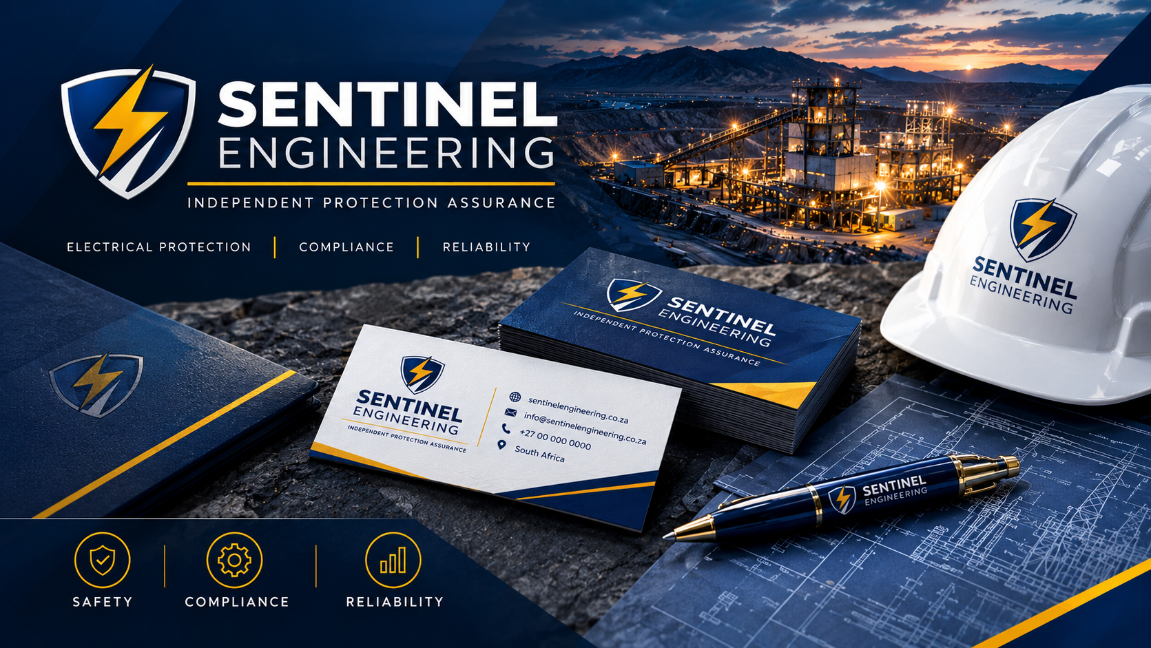 Sentinel Engineering brand identity project